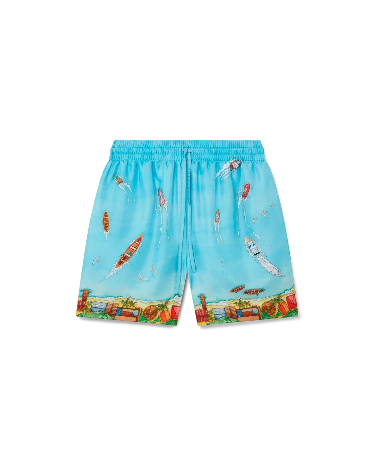 Maison Sur Piloti Silk Shorts | Casablanca Paris | Image 1