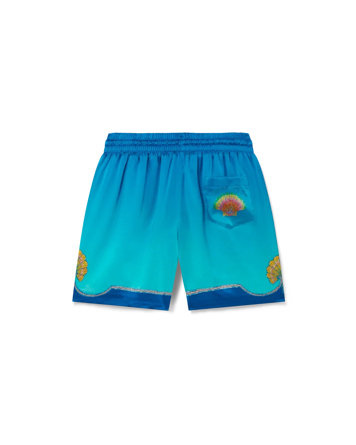 Coquillage Coloré Silk Shorts | Casablanca Paris | Image 2