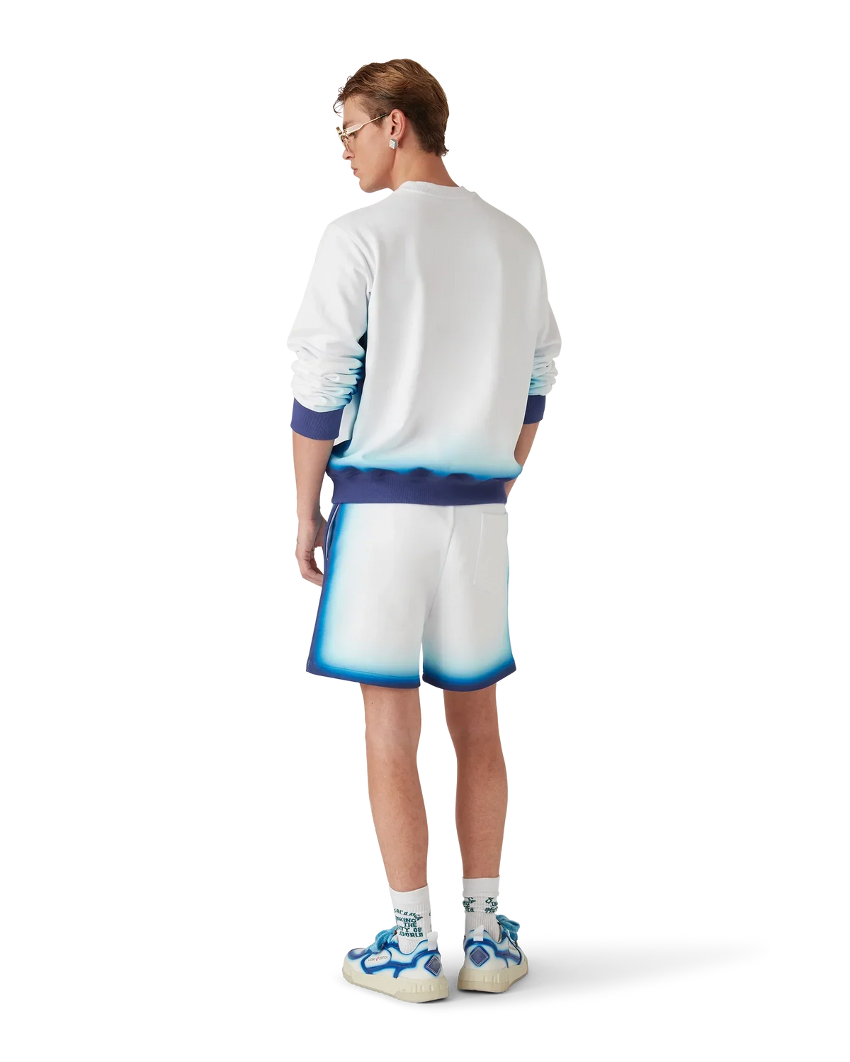 Blue Fade Sweatshirt | Casablanca Paris | Image 3