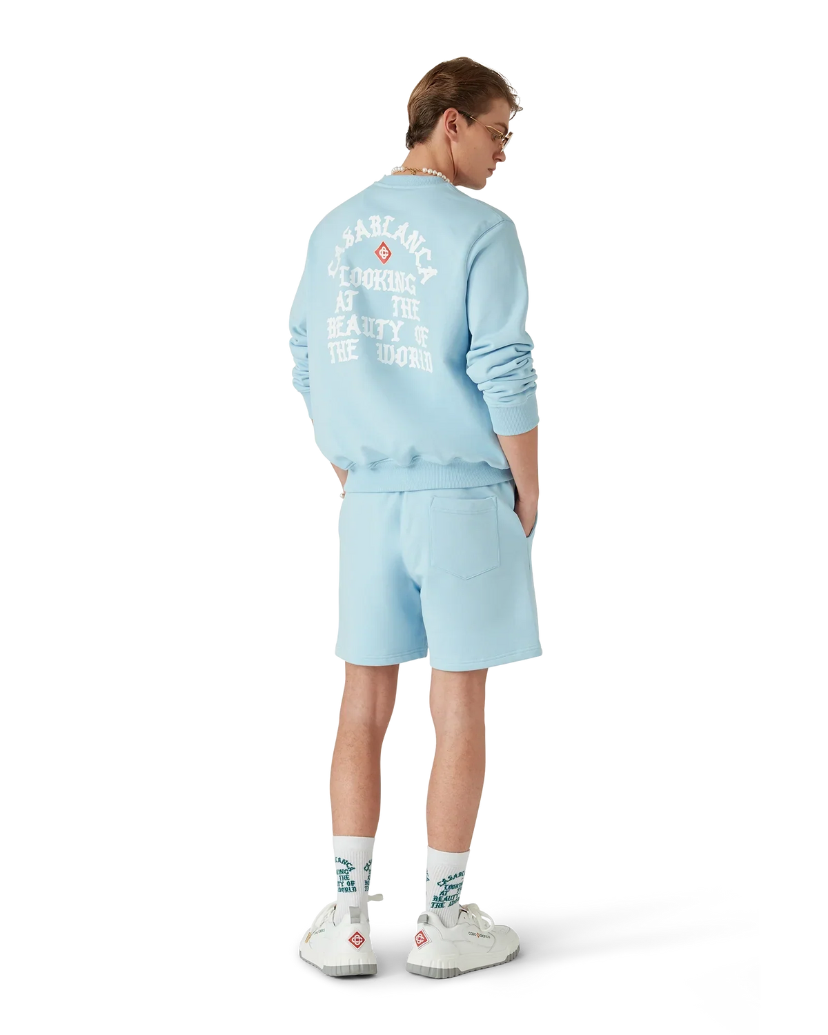 Beauty Of The World Sweatshorts | Casablanca Paris | Image 3