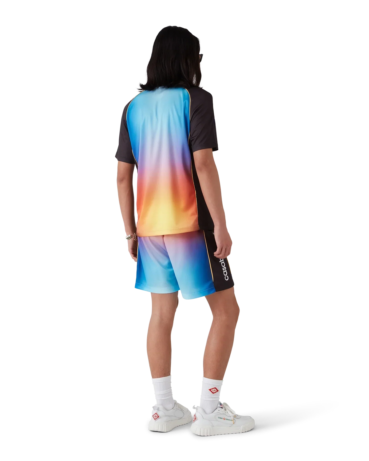 Gradient Football Shorts | Casablanca Paris | Image 3