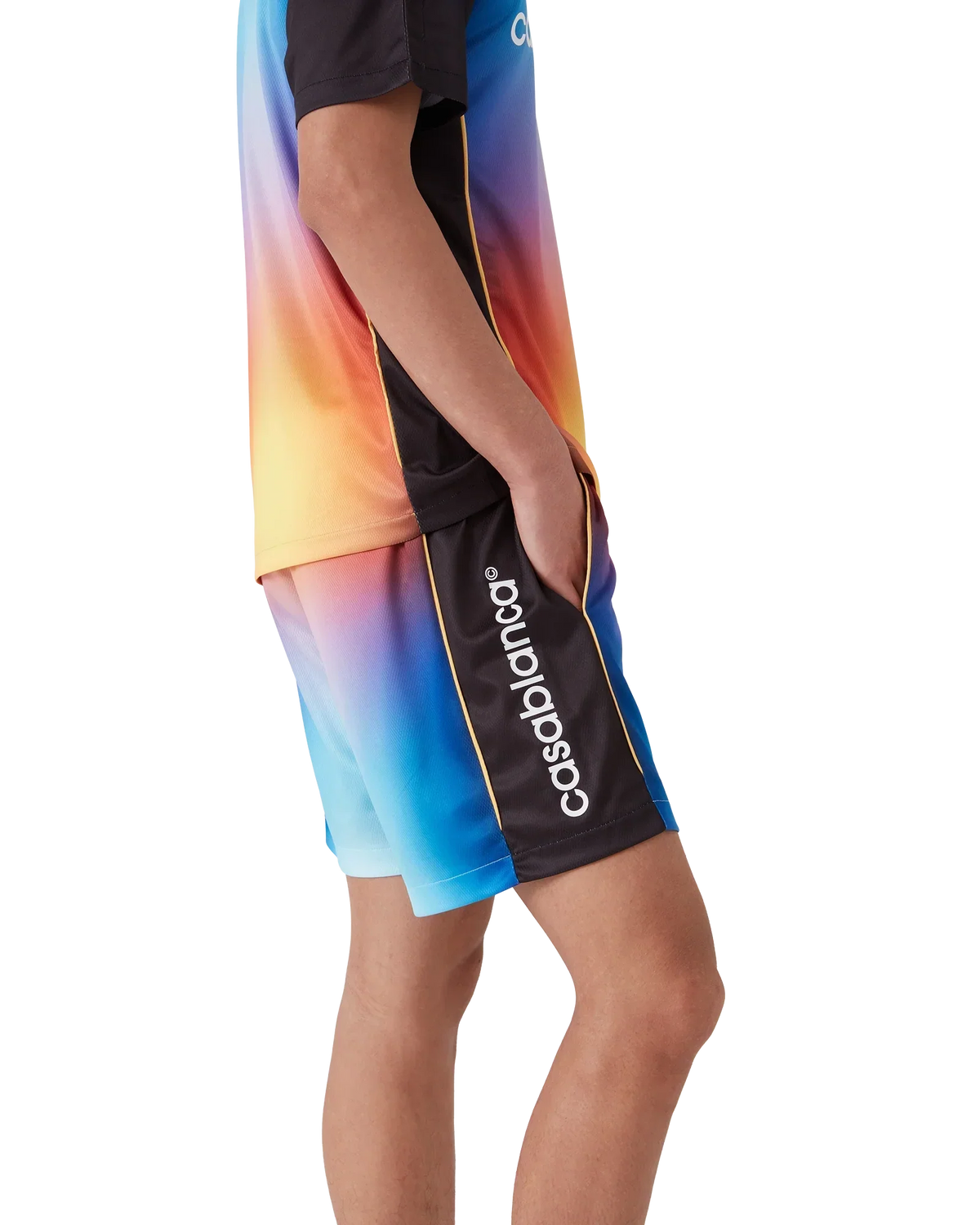Gradient Football Shorts | Casablanca Paris | Image 4