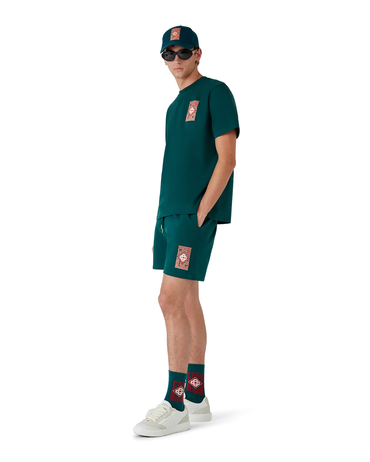 Gothic Logo Short Sleeve T-Shirt | Casablanca Paris | Image 2