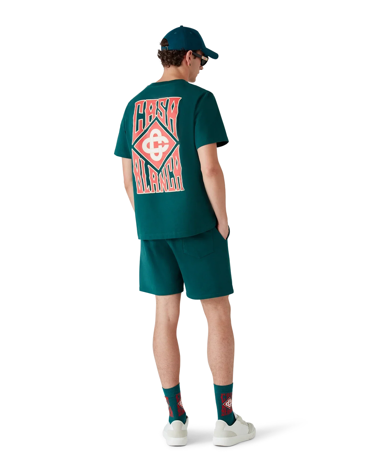 Gothic Logo Short Sleeve T-Shirt | Casablanca Paris | Image 3