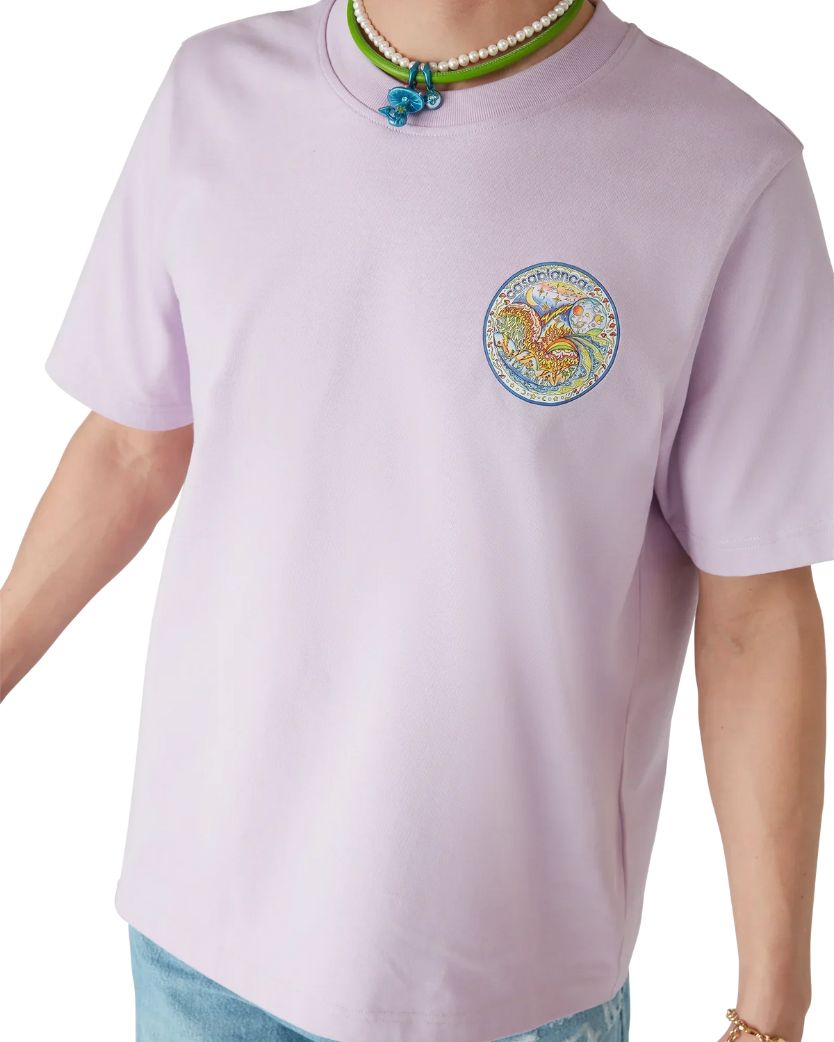 The Four Elements Short Sleeve T-Shirt | Casablanca Paris | Image 4