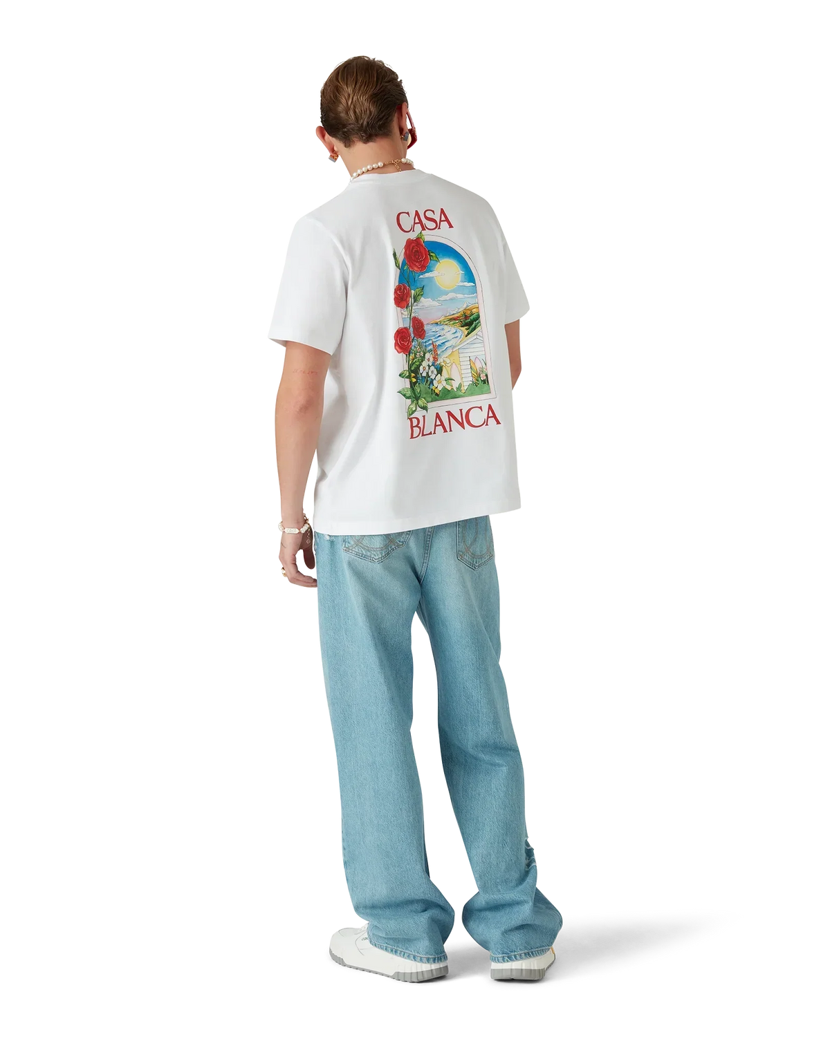 LA Days Short Sleeve T-Shirt | Casablanca Paris | Image 3