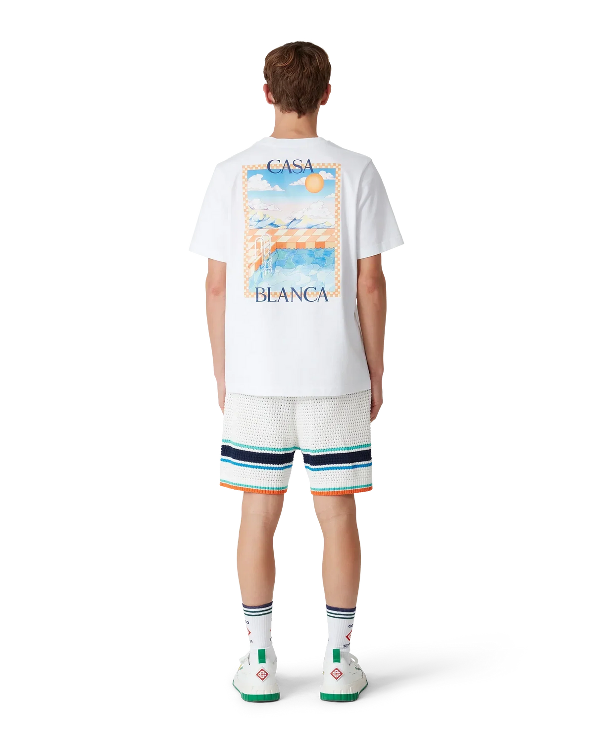 Surreal Pool Short Sleeve T-Shirt | Casablanca Paris | Image 2