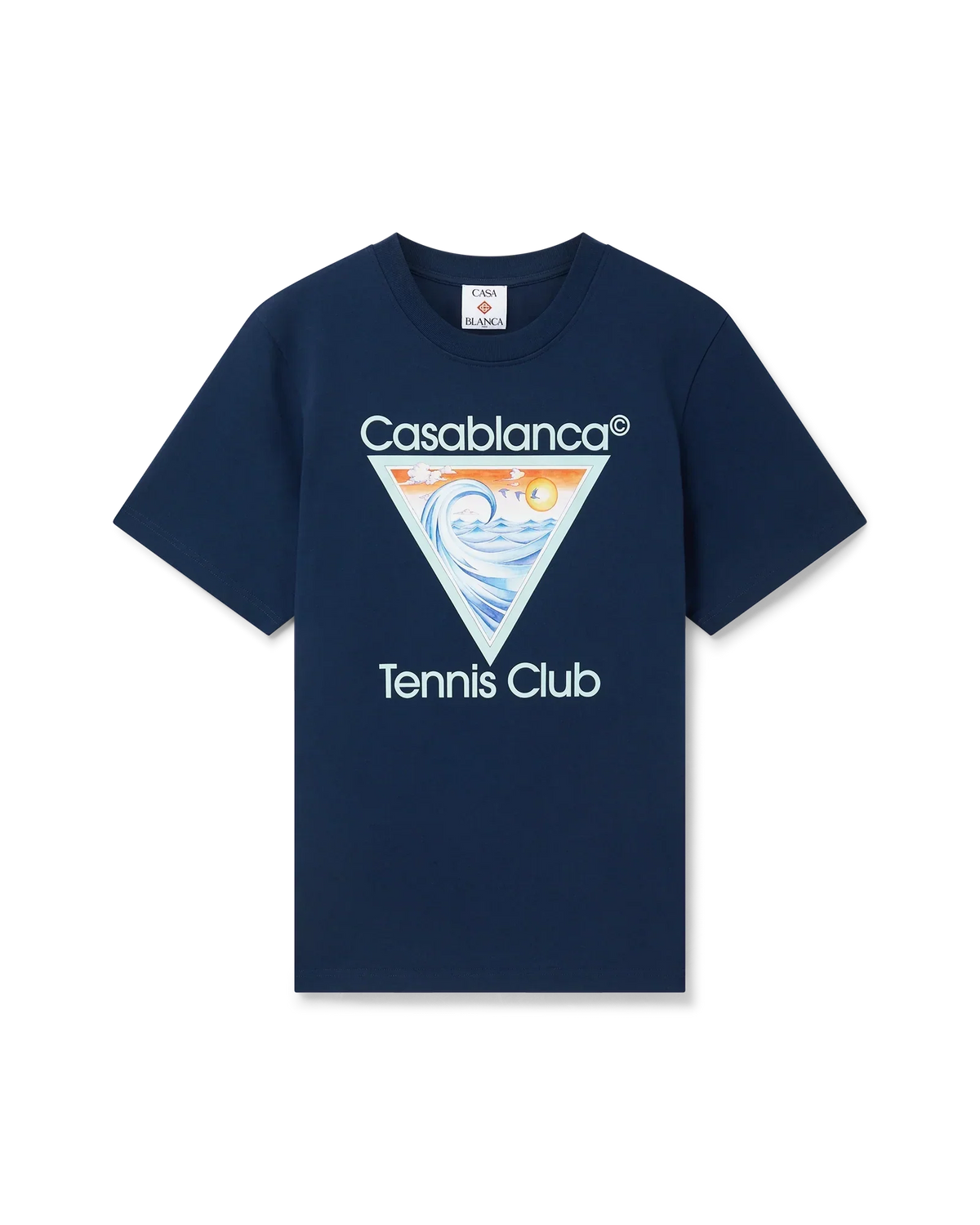 Tennis Club Icon Short Sleeve T-Shirt | Casablanca Paris | Image 1