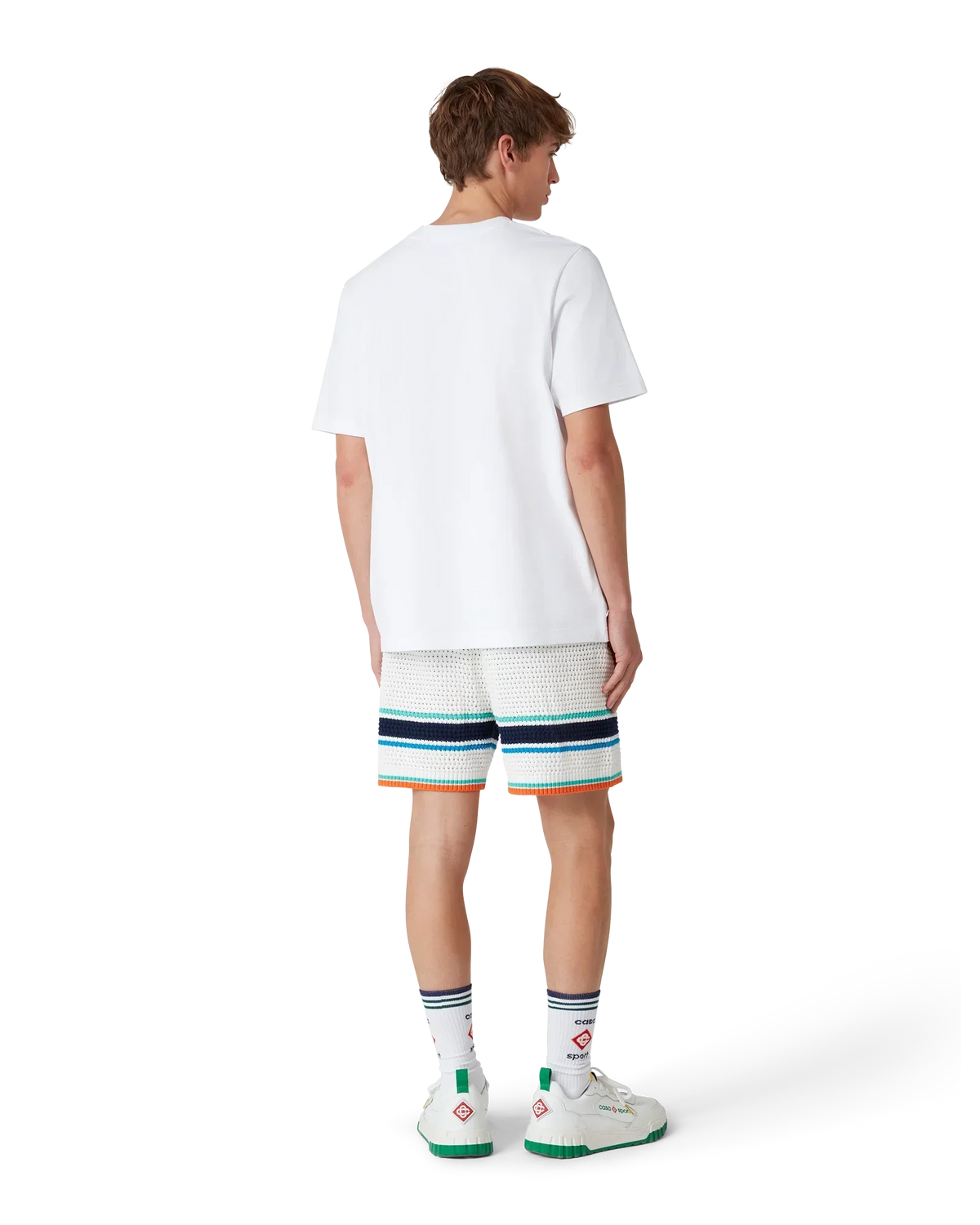 Tennis Club Icon Short Sleeve T-Shirt | Casablanca Paris | Image 3