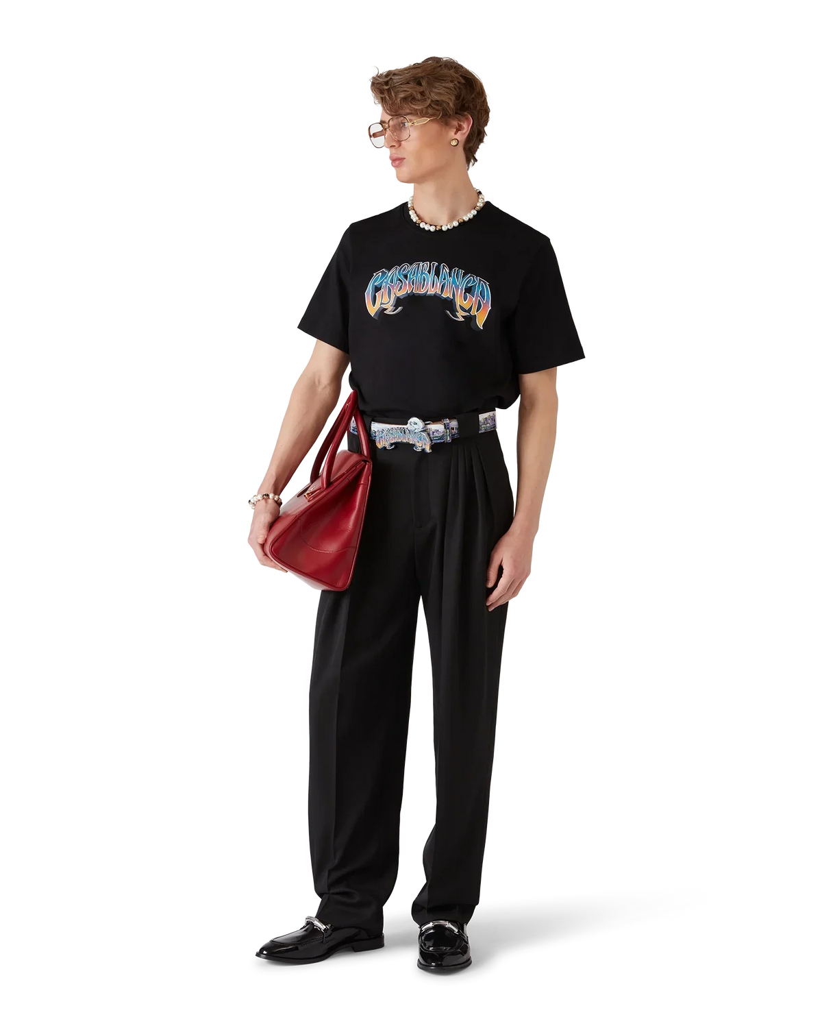 Gradient Gothic Short Sleeve T-Shirt | Casablanca Paris | Image 2