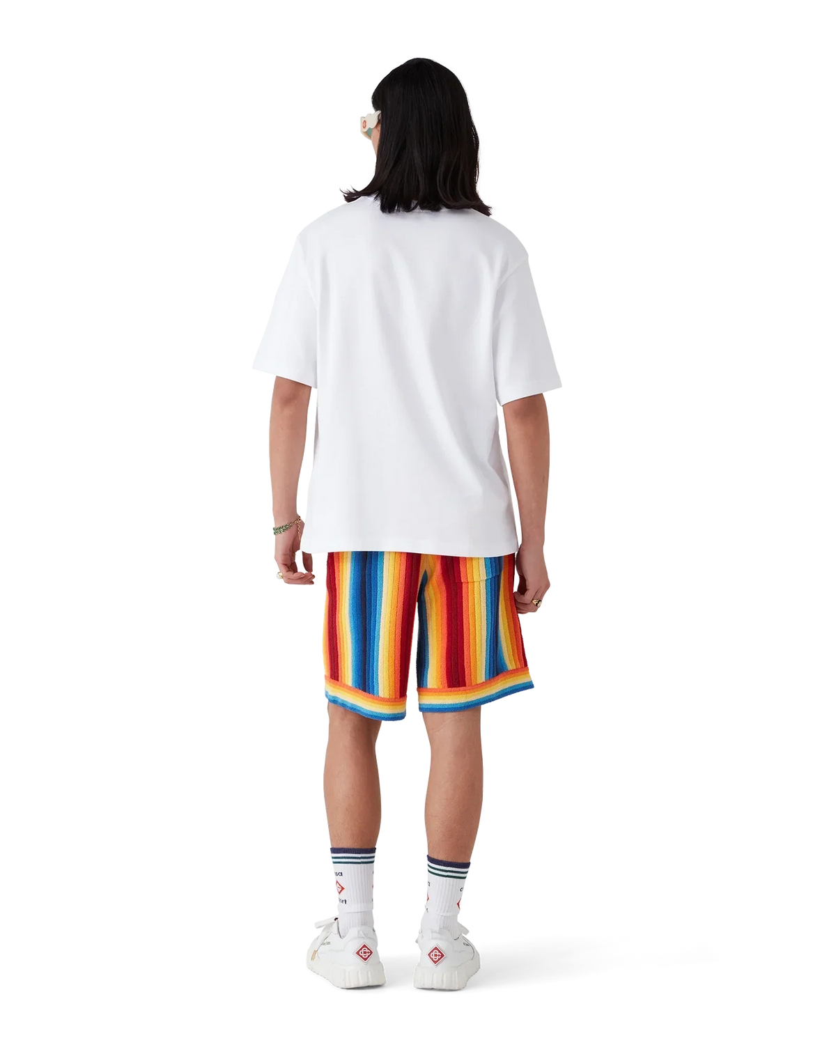 Casa Beach Wave Short Sleeve T-Shirt | Casablanca Paris | Image 3