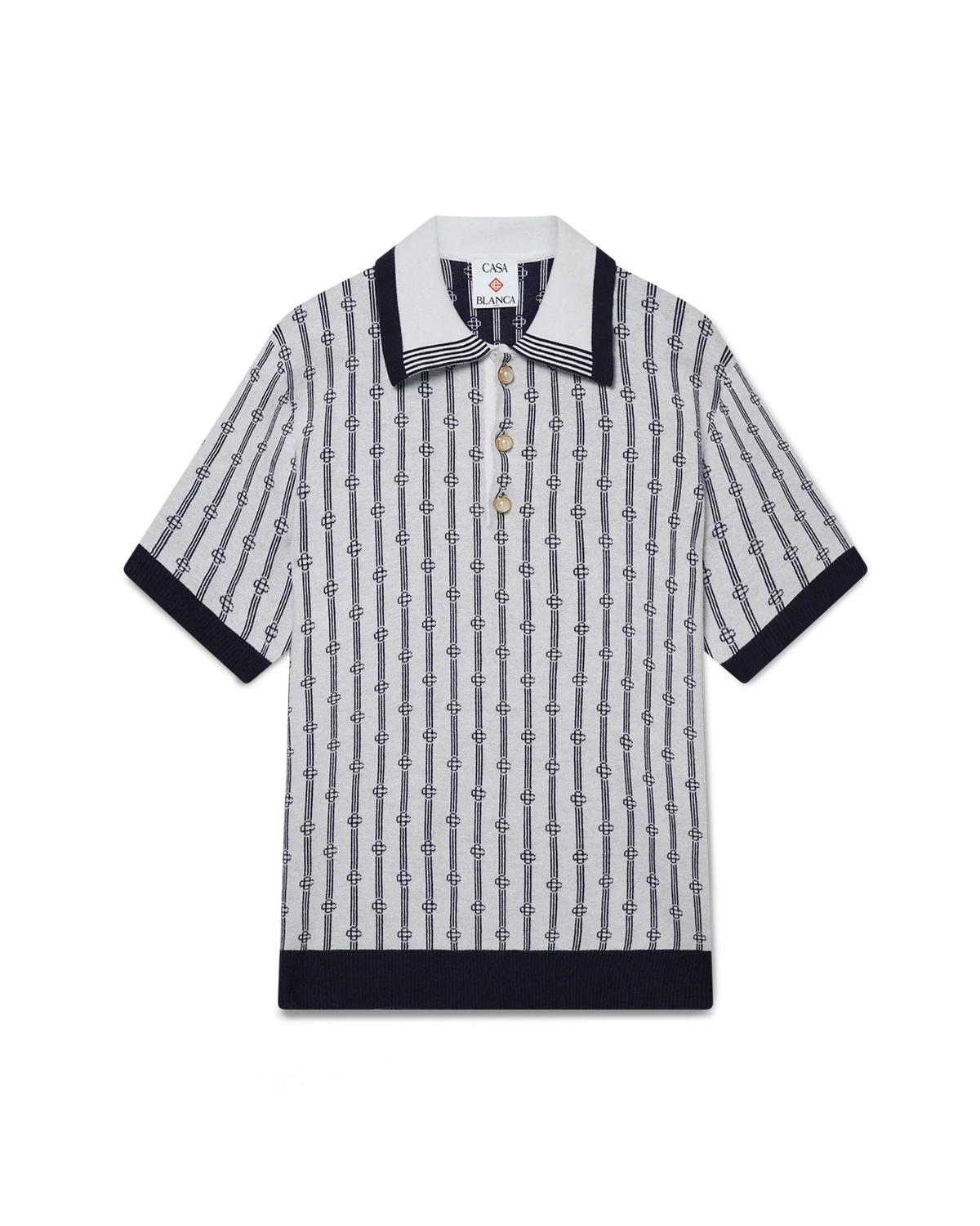 Monogram Polo Shirt | Casablanca Paris | Image 1