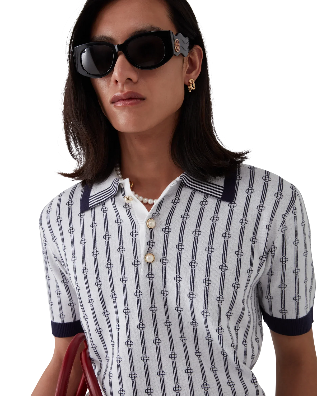 Monogram Polo Shirt | Casablanca Paris | Image 5
