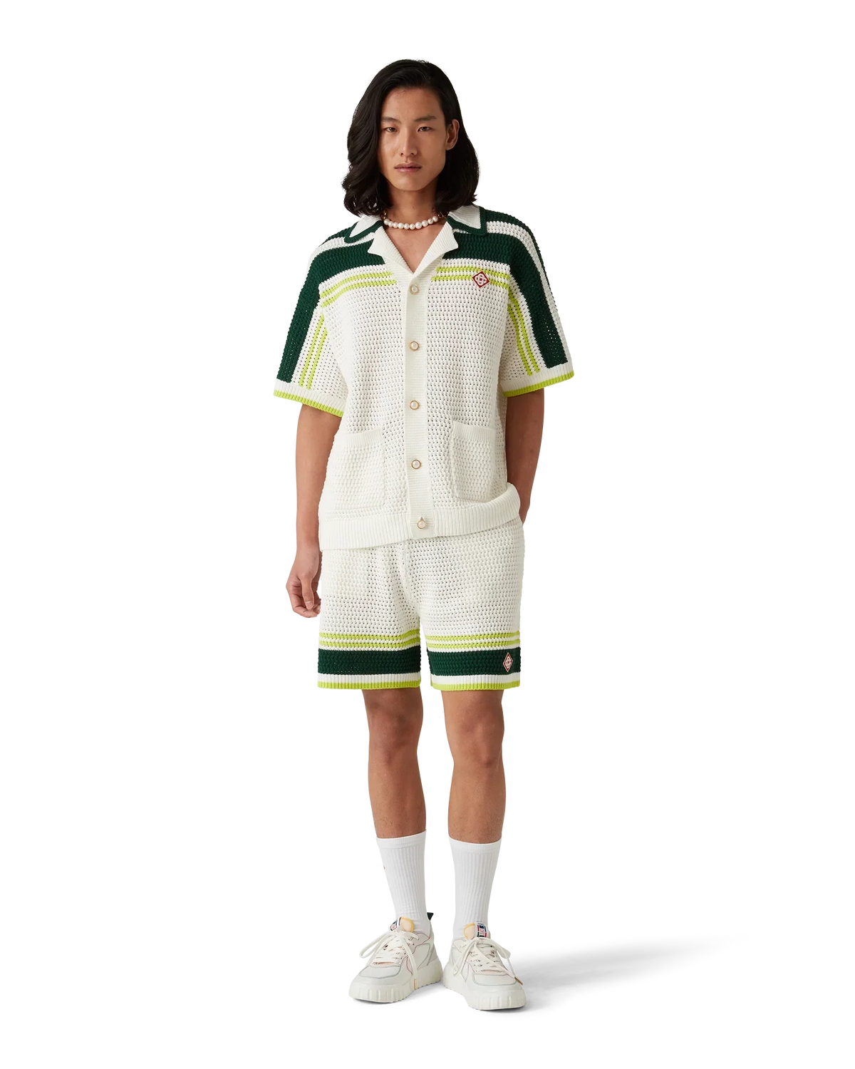 Tennis Crochet Shorts | Casablanca Paris | Image 2