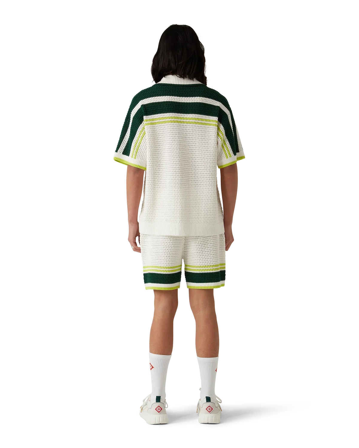 Tennis Short Sleeve Crochet Shirt | Casablanca Paris | Image 3