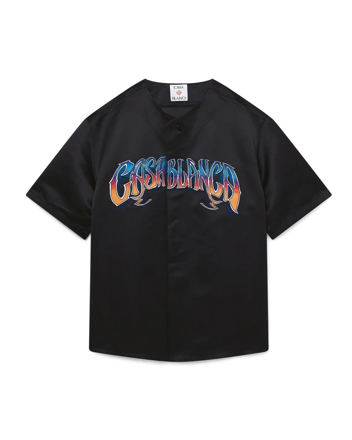 Gothic Baseball Short Sleeve Shirt | Casablanca Paris | Image 1