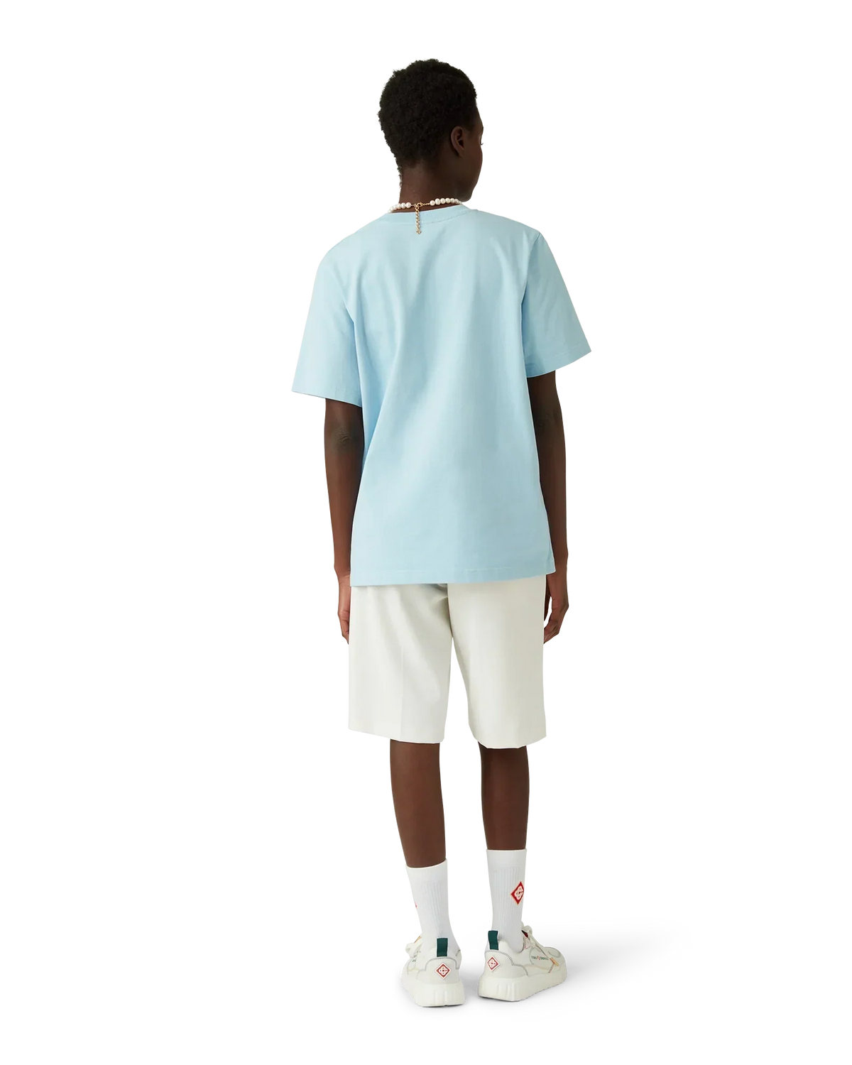 Metaphysical Tennis Icon Short Sleeve T-Shirt | Casablanca Paris | Image 3