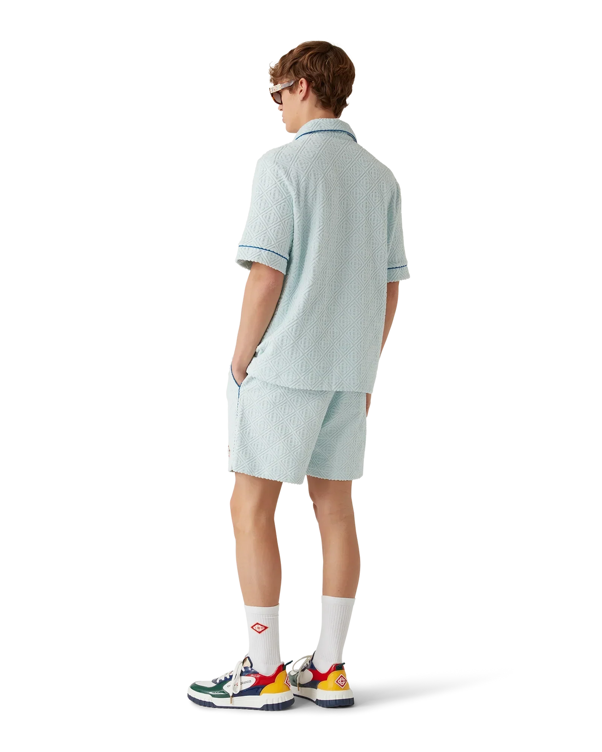 Monogram Towelling Short Sleeve Shirt | Casablanca Paris | Image 3