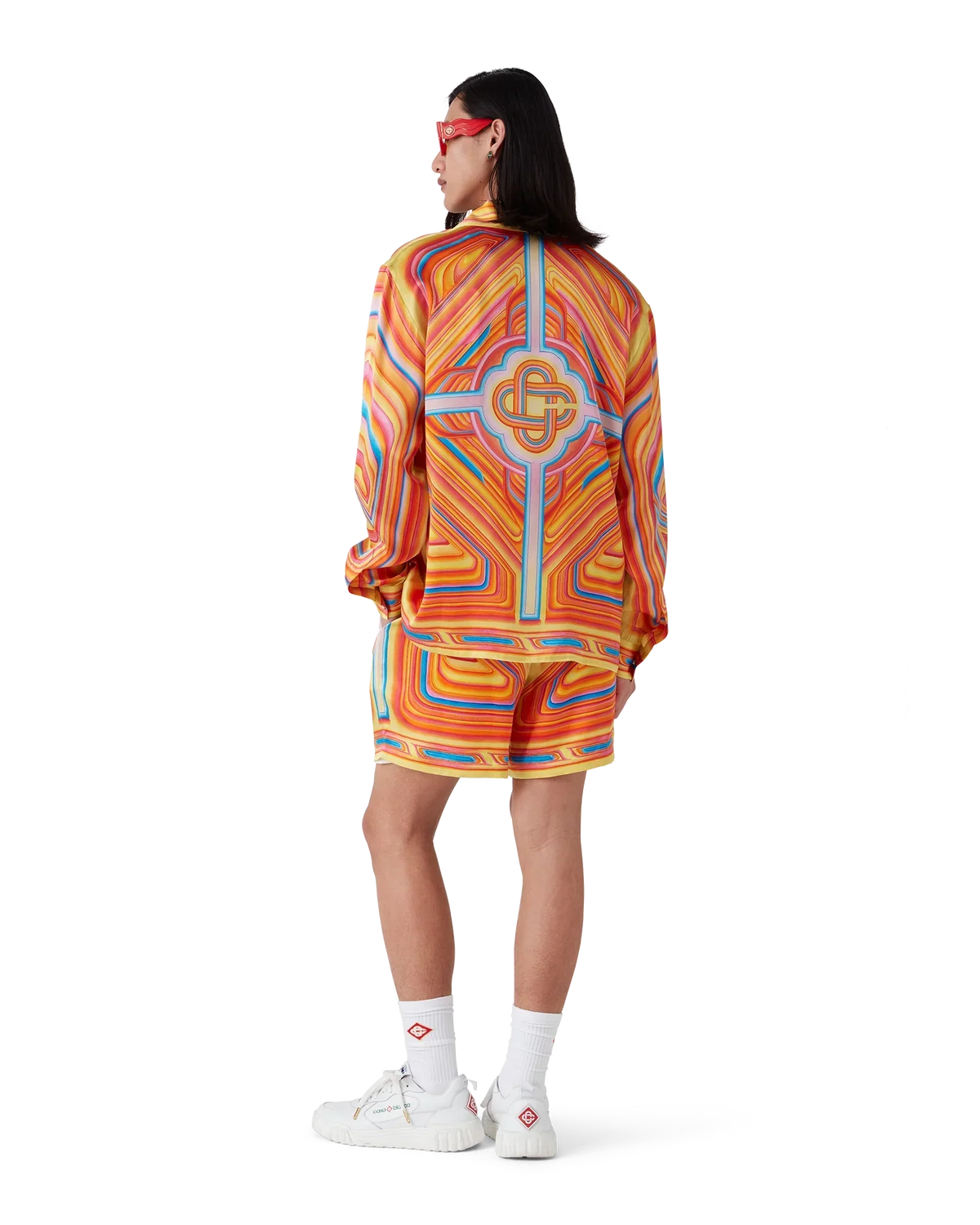 Low Rider Long Sleeve Silk Shirt | Casablanca Paris | Image 5