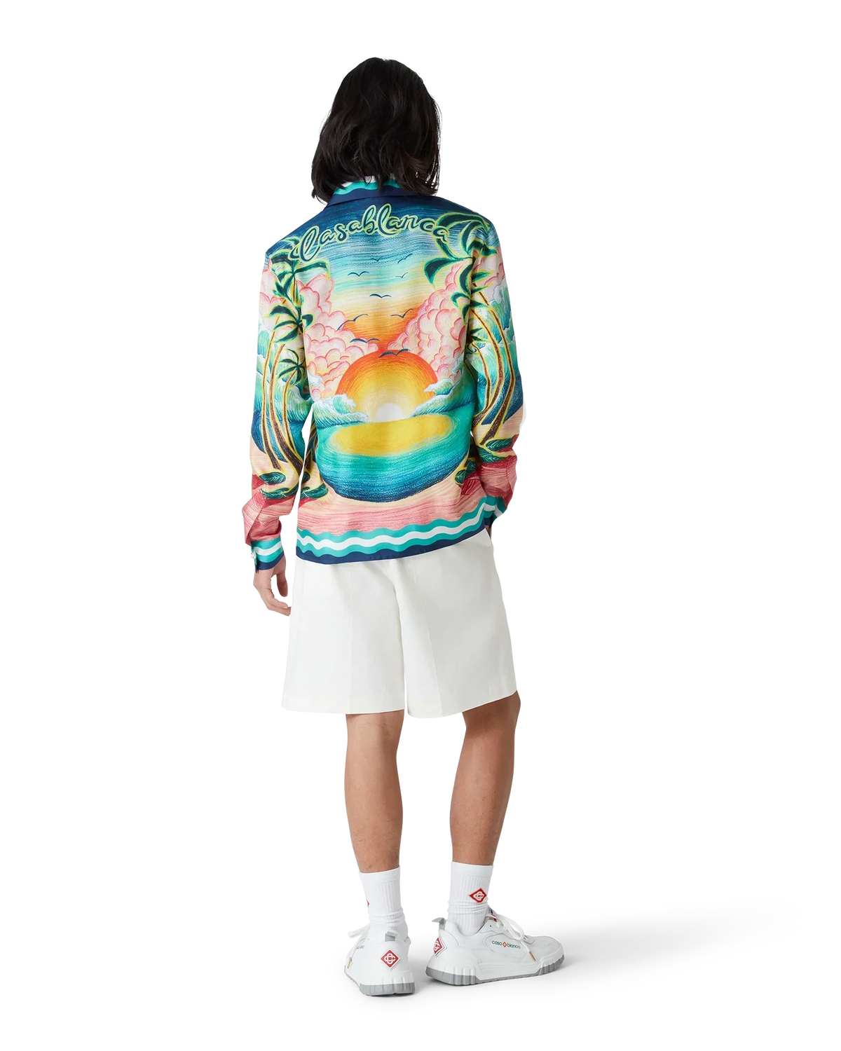 Danse De La Mer Long Sleeve Silk Shirt | Casablanca Paris | Image 3