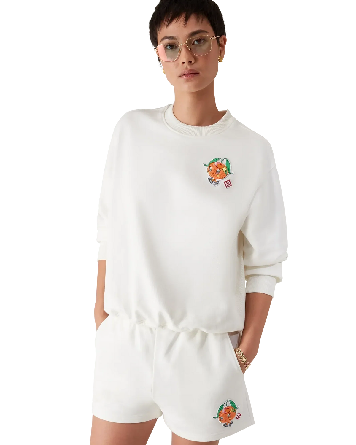 Orange Mascot Sweatshirt | Casablanca Paris | Image 4