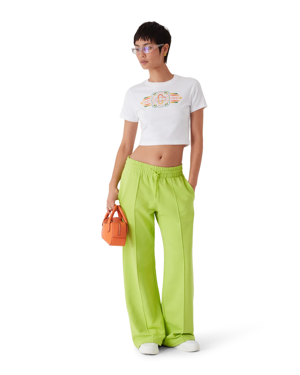 Unity Is Power Cropped Baby Short Sleeve T-Shirt | Casablanca Paris | Image 2