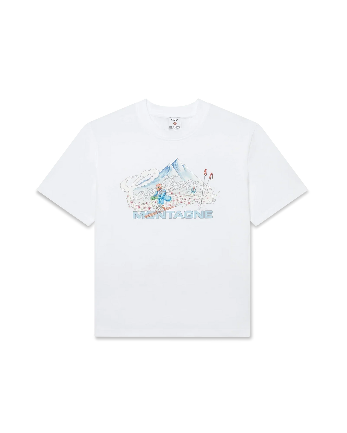 Ski Short Sleeve T-Shirt | Casablanca Paris | Image 1