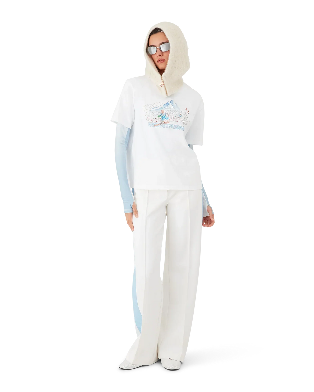 Ski Short Sleeve T-Shirt | Casablanca Paris | Image 2