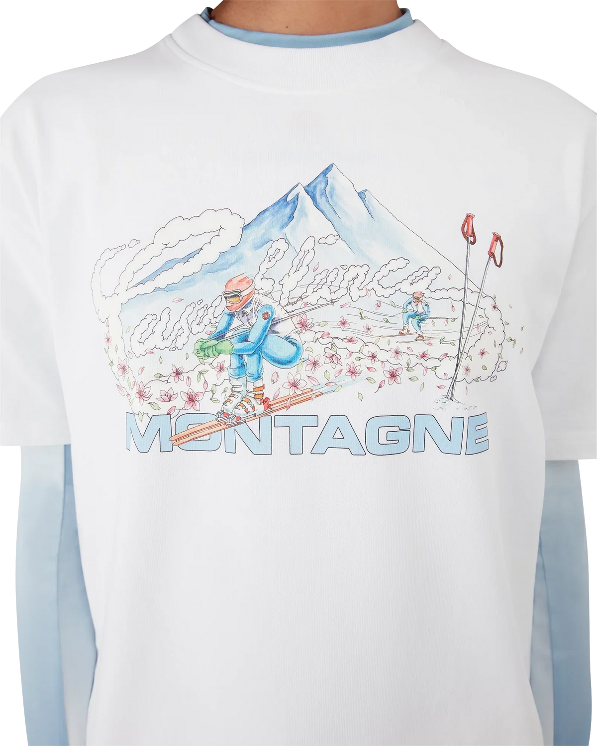 Ski Short Sleeve T-Shirt | Casablanca Paris | Image 5