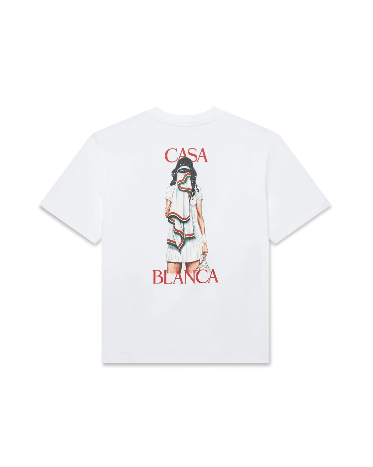 Tennis Girl Short Sleeve T-Shirt | Casablanca Paris | Image 1