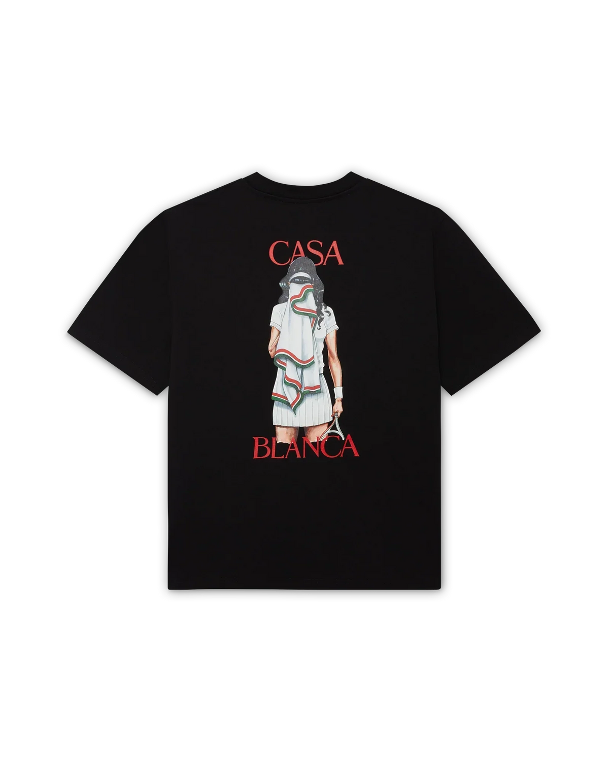 Tennis Girl Short Sleeve T-Shirt | Casablanca Paris | Image 1
