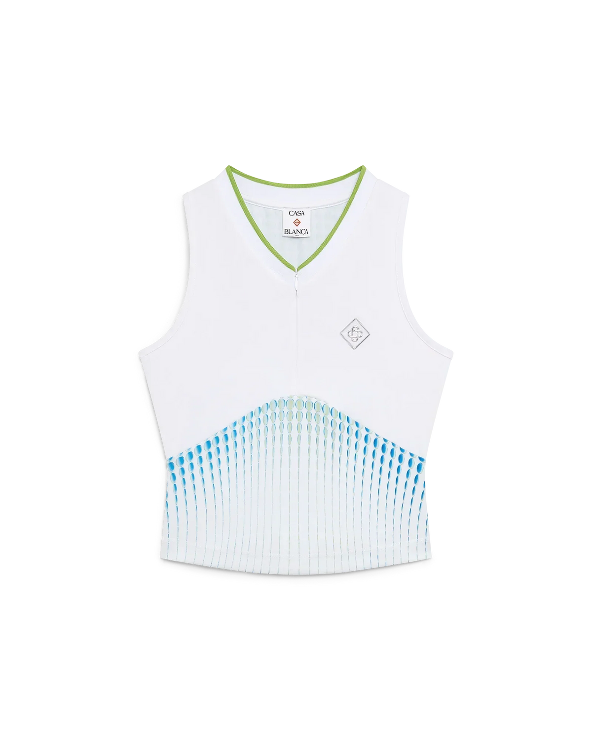 Tennis Printed Racer Top | Casablanca Paris | Image 1