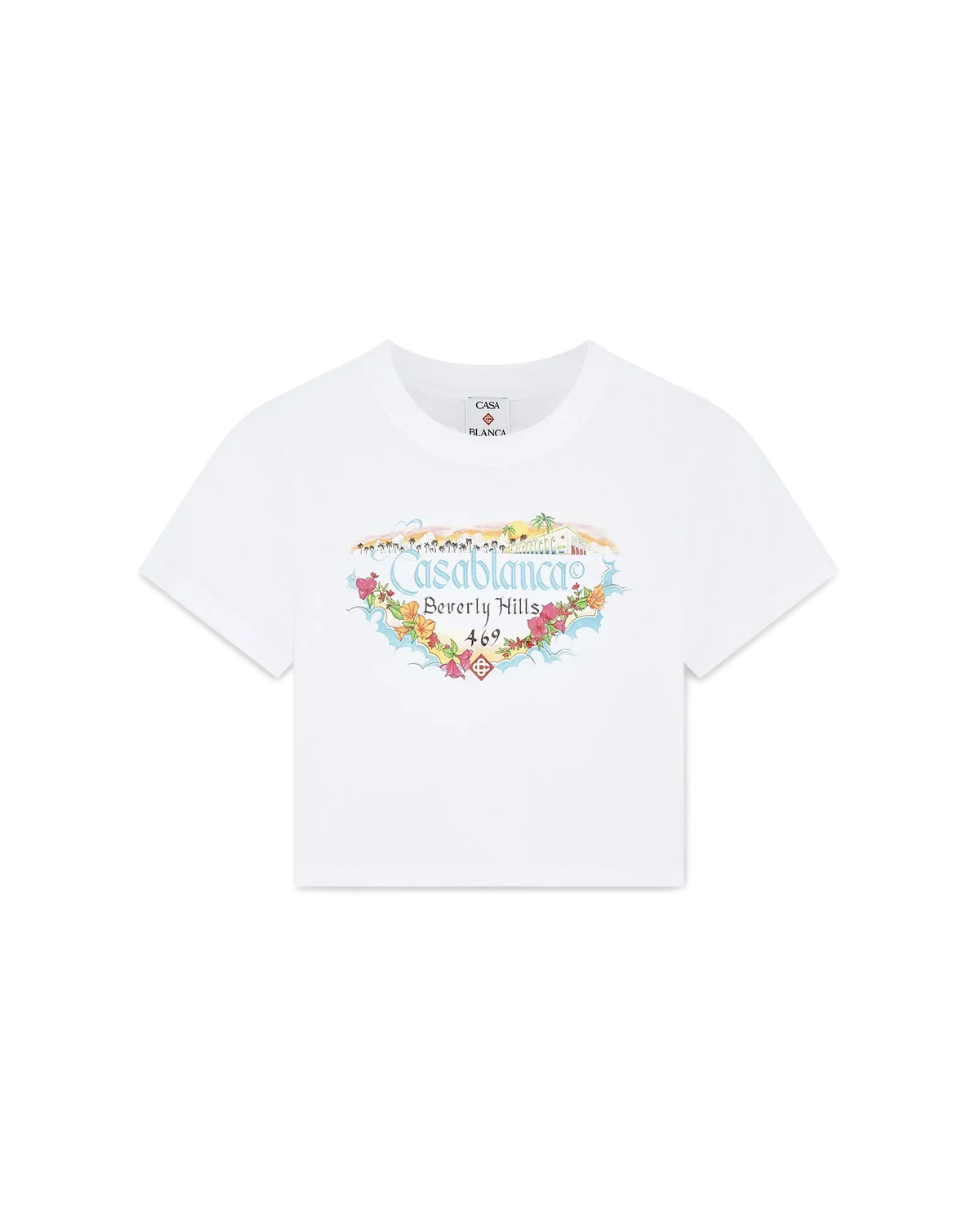 Los Angeles Store Cropped Baby Tee | Casablanca Paris | Image 1