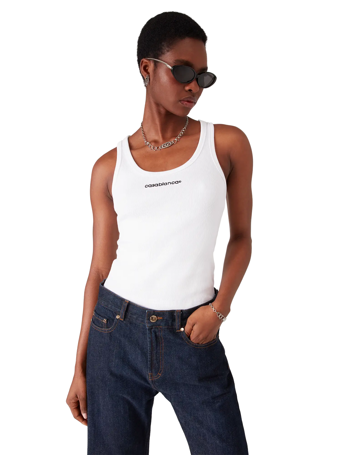 Ribbed Tank Top | Casablanca Paris | Image 4