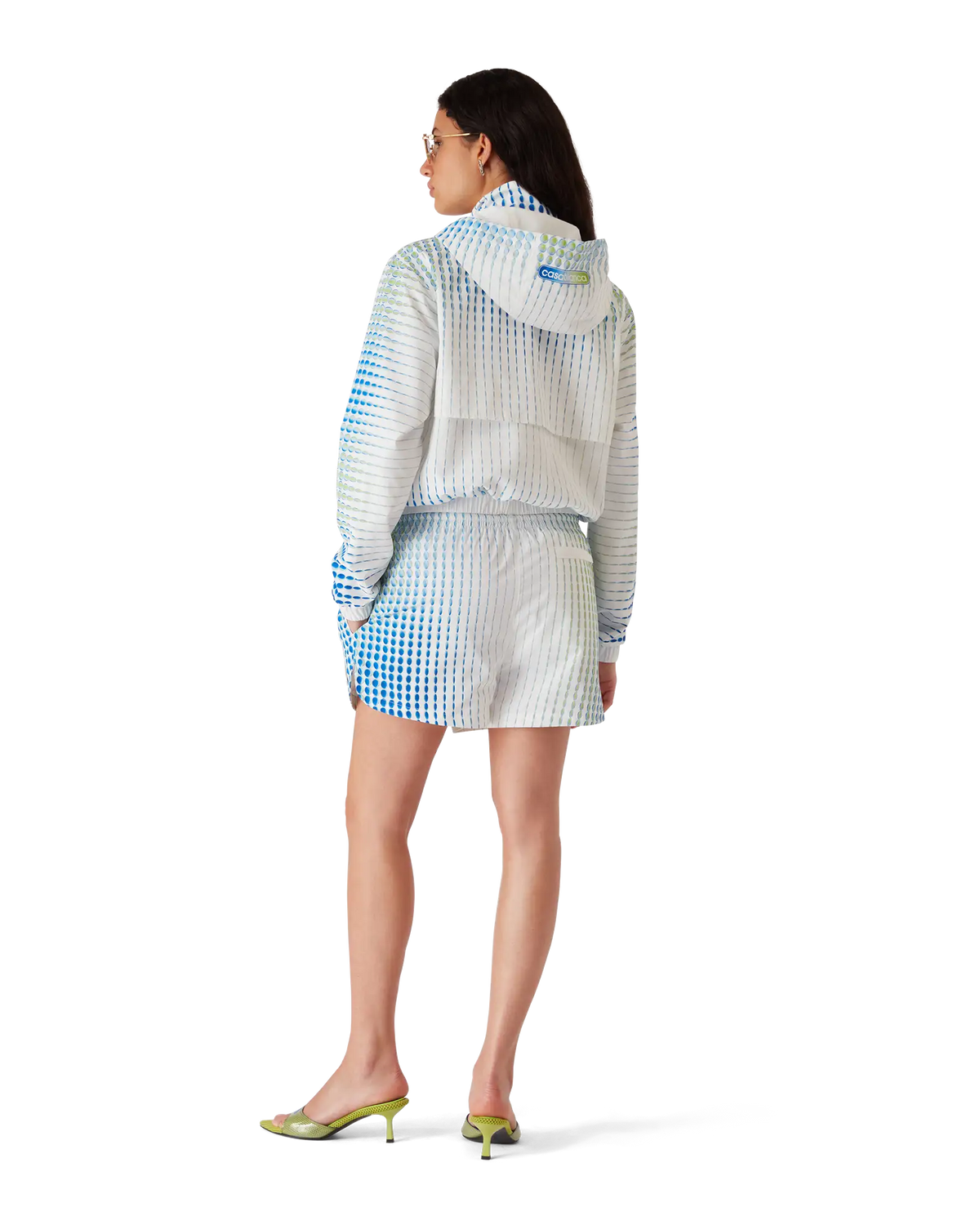 Printed Poly Taffeta Shorts | Casablanca Paris | Image 3