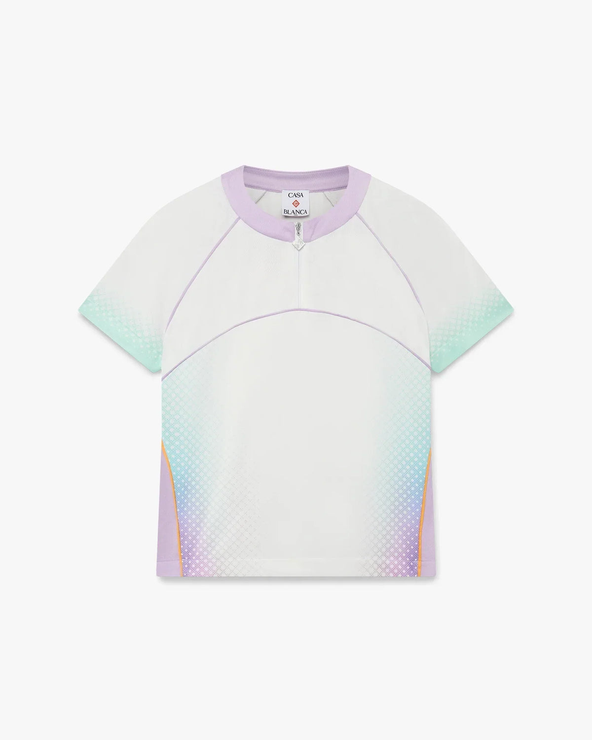 Glass Gradient Short Sleeve Football Mesh Shirt | Casablanca Paris | Image 1