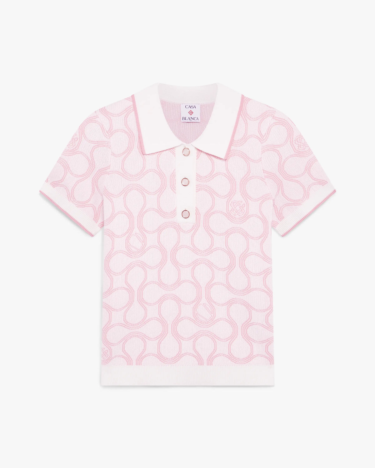 Optic Drop Polo Shirt | Casablanca Paris | Image 1