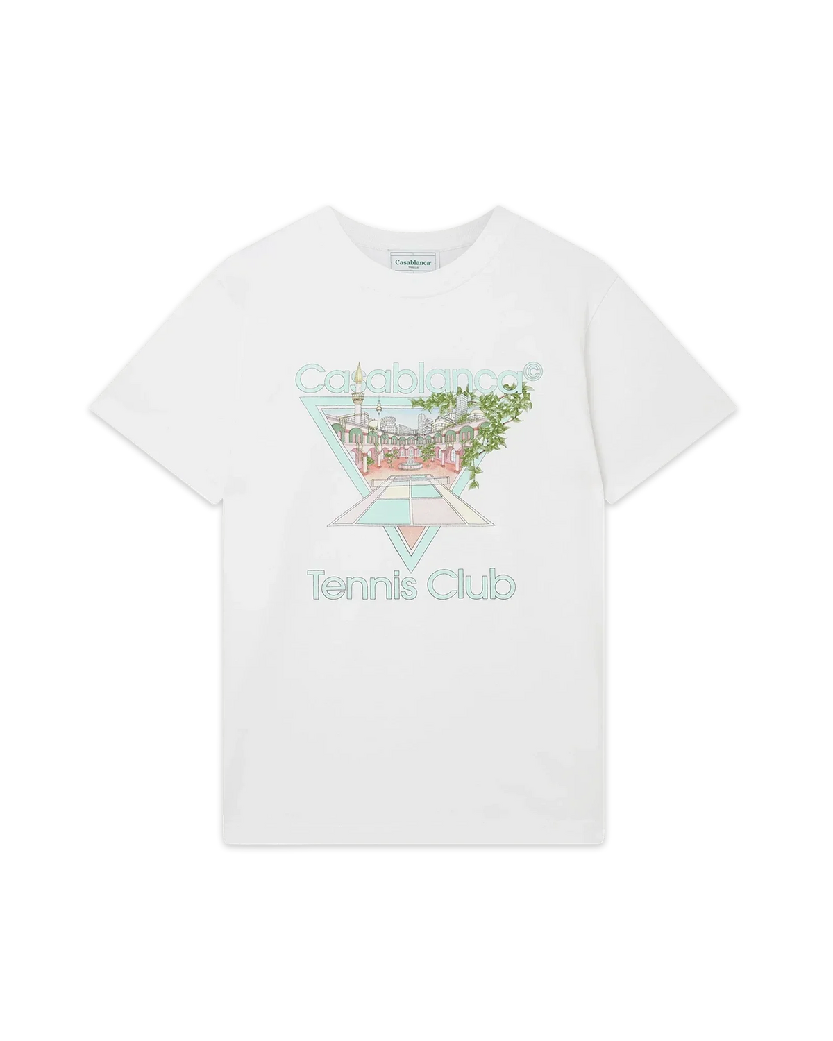 Tennis Club Icon Short Sleeve T-Shirt | Casablanca Paris | Image 1