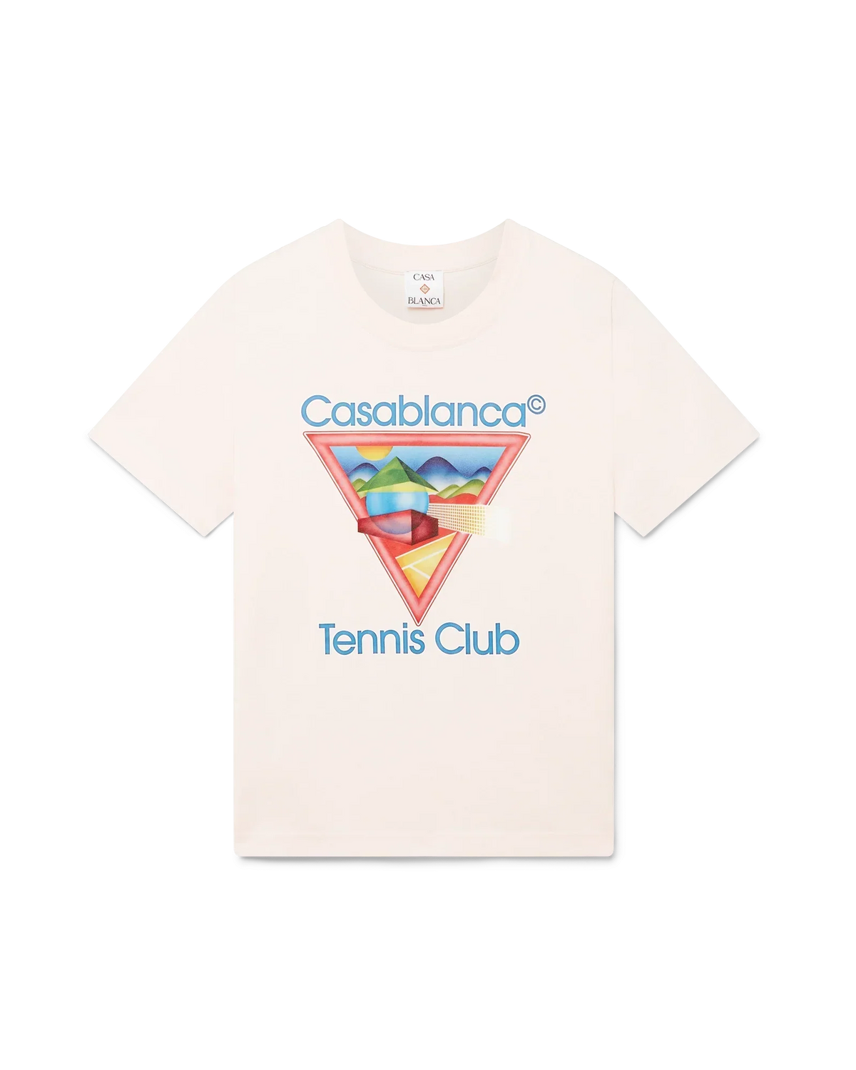 Tennis Club Icon Short Sleeve T-Shirt | Casablanca Paris | Image 1