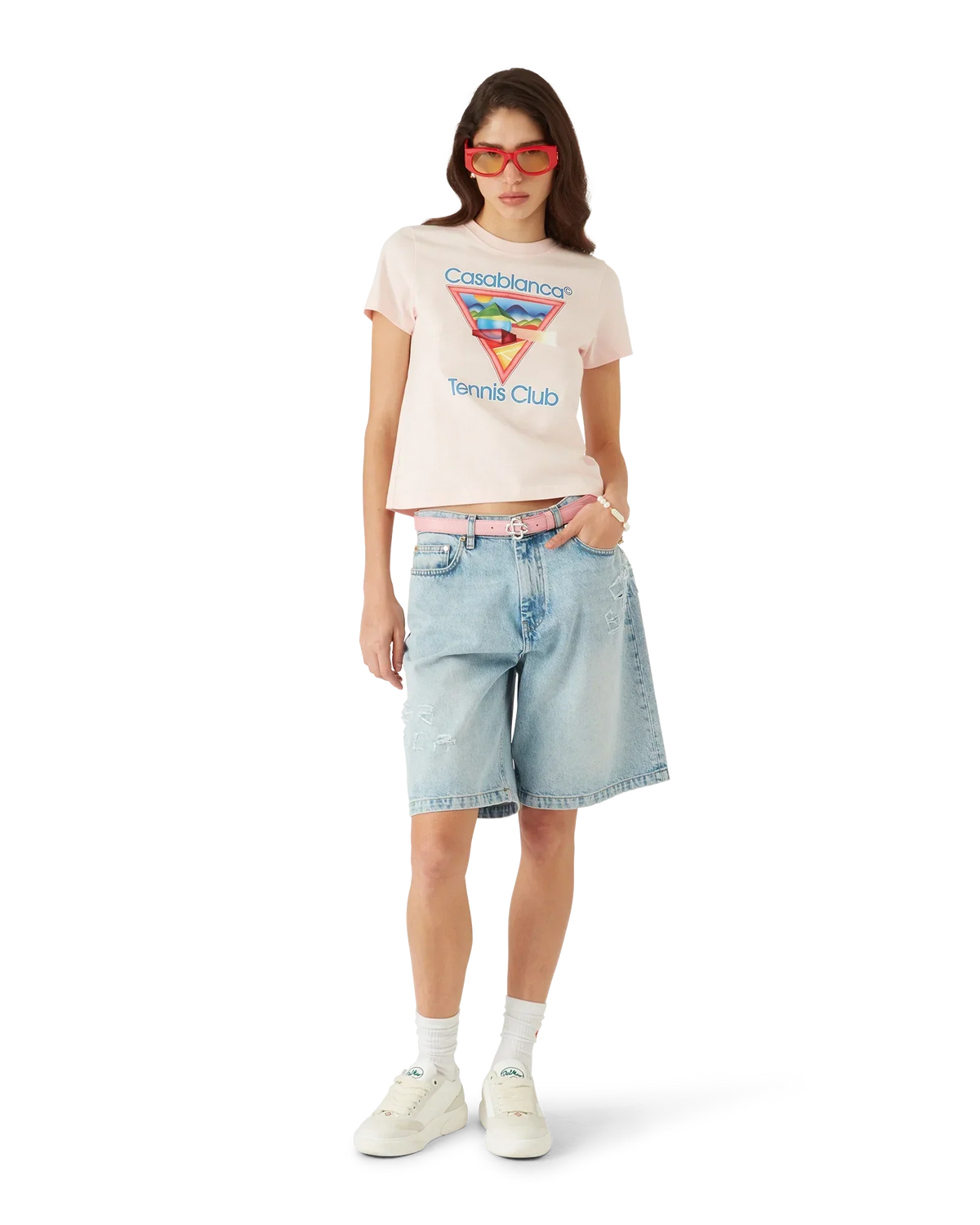Tennis Club Icon Short Sleeve T-Shirt | Casablanca Paris | Image 2