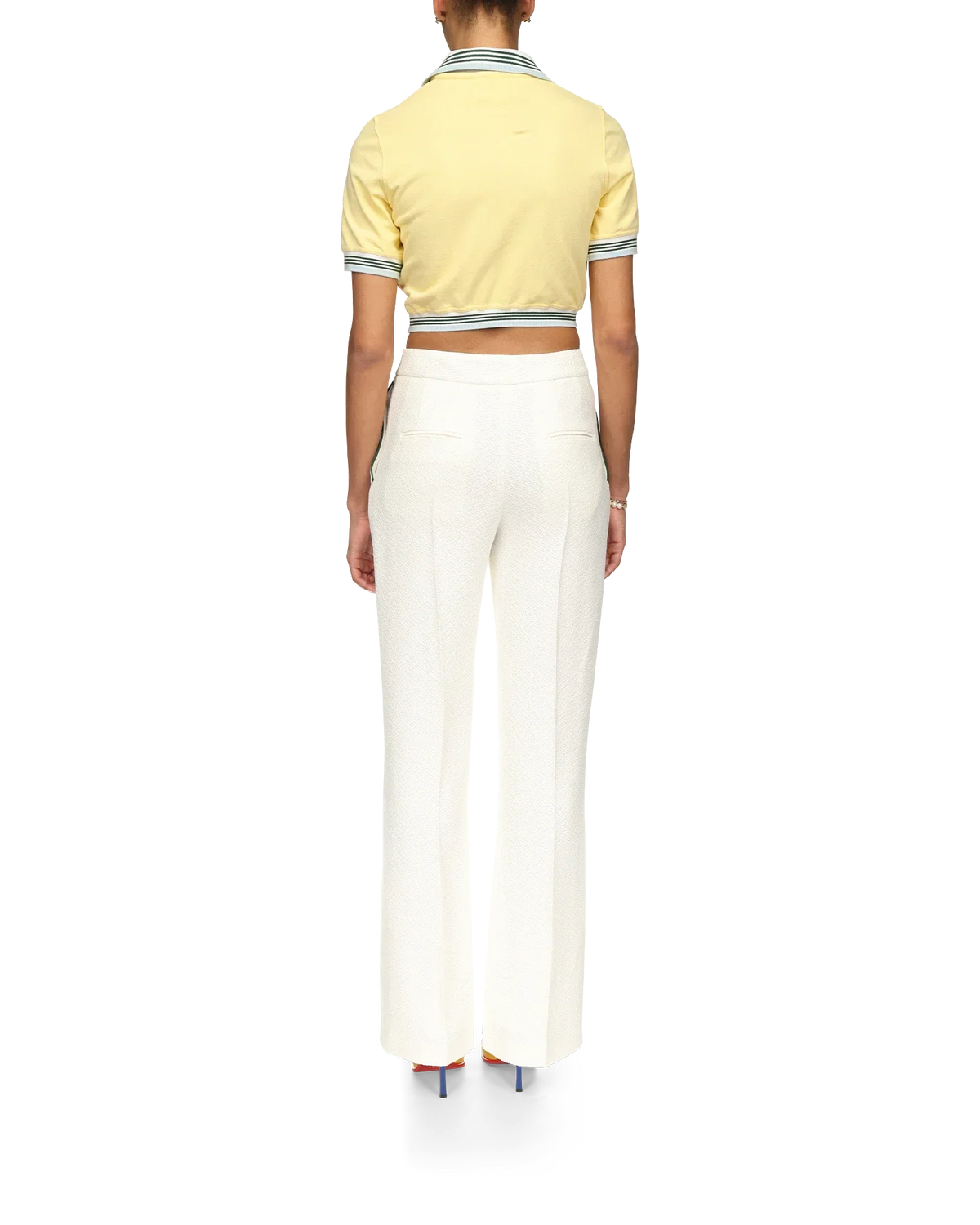 Cropped Pique Polo | Casablanca Paris | Image 4
