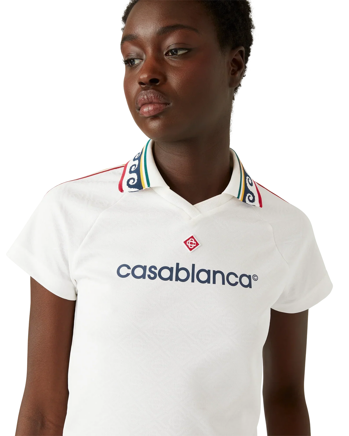 Jacquard Monogram Football Shirt | Casablanca Paris | Image 5