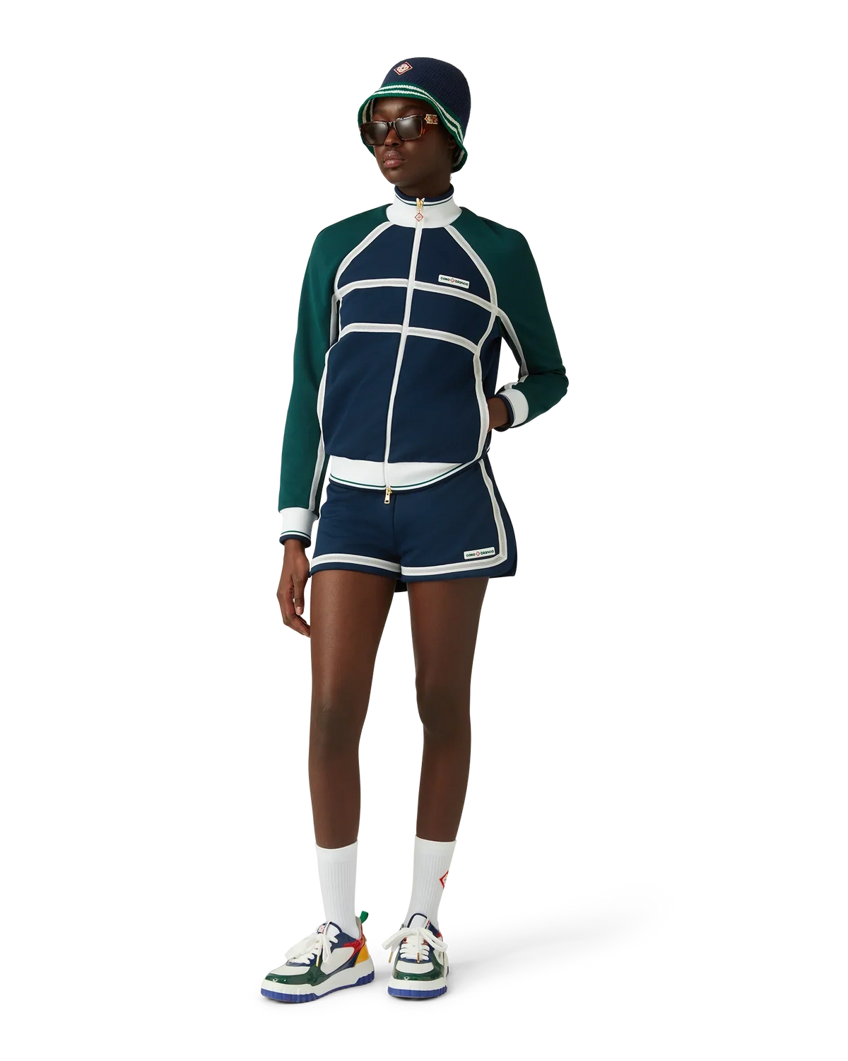 Mesh Tape Running Shorts | Casablanca Paris | Image 2