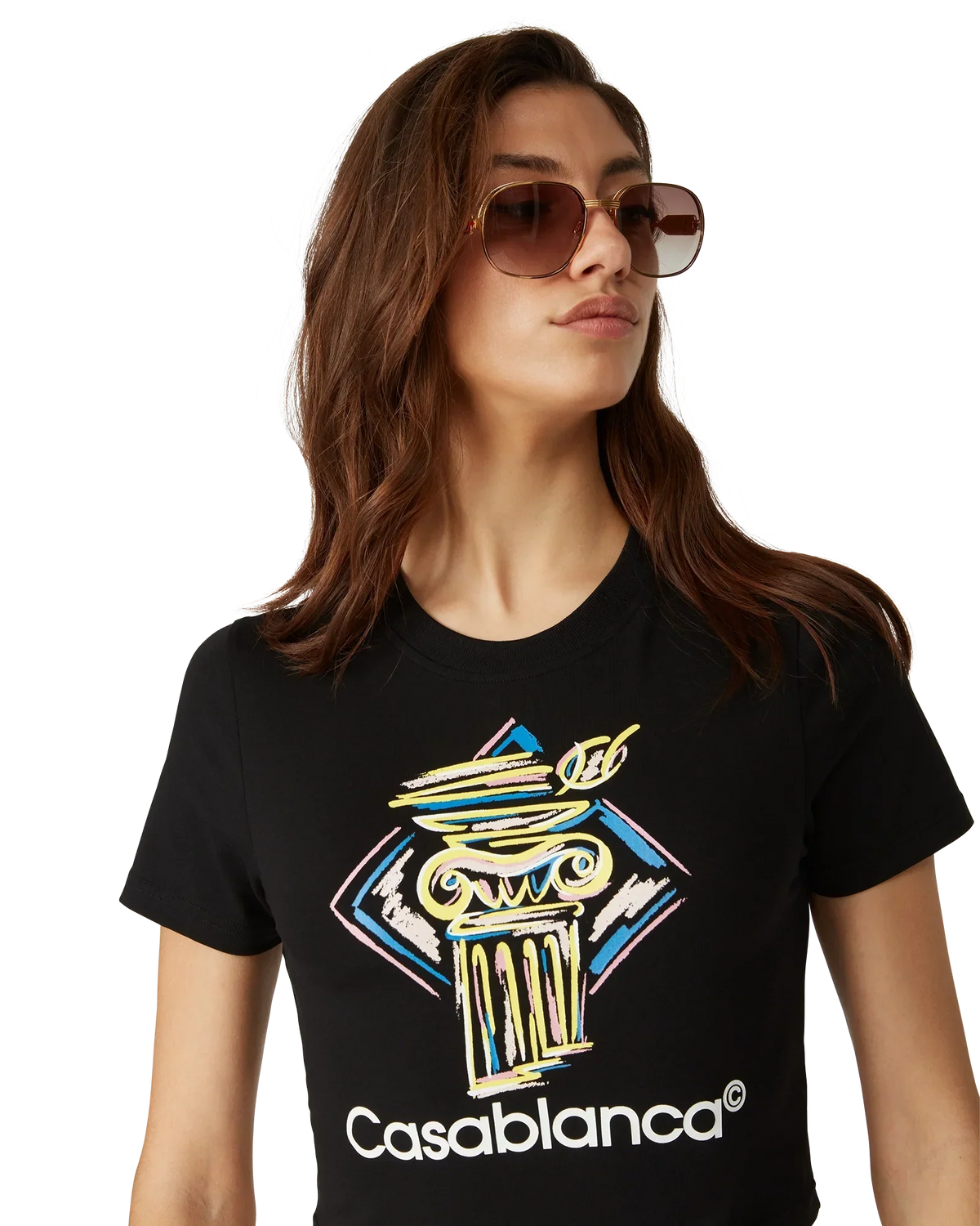 Diamond Column Baby Short Sleeve T-Shirt | Casablanca Paris | Image 4