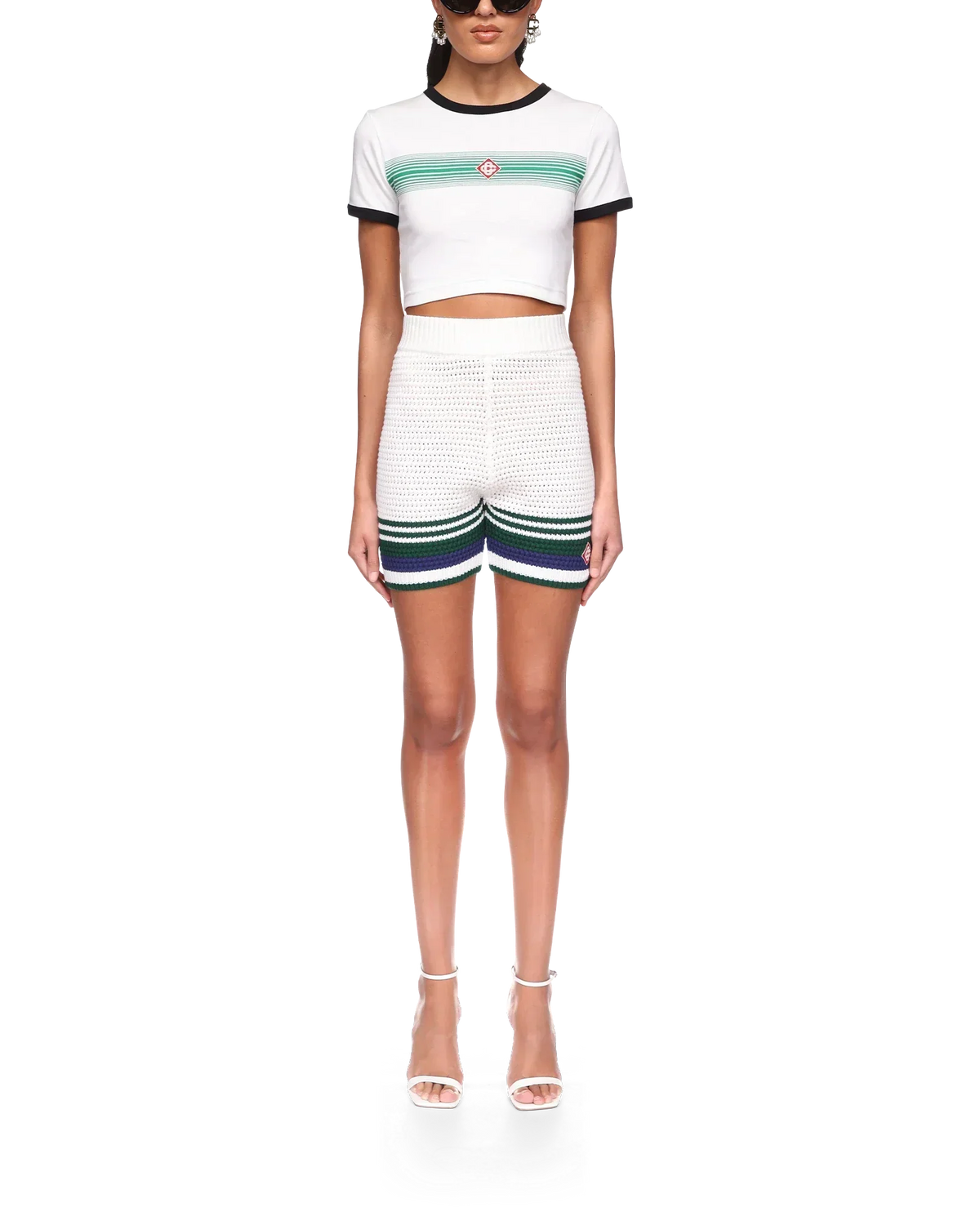 Tennis Crochet Shorts | Casablanca Paris | Image 2