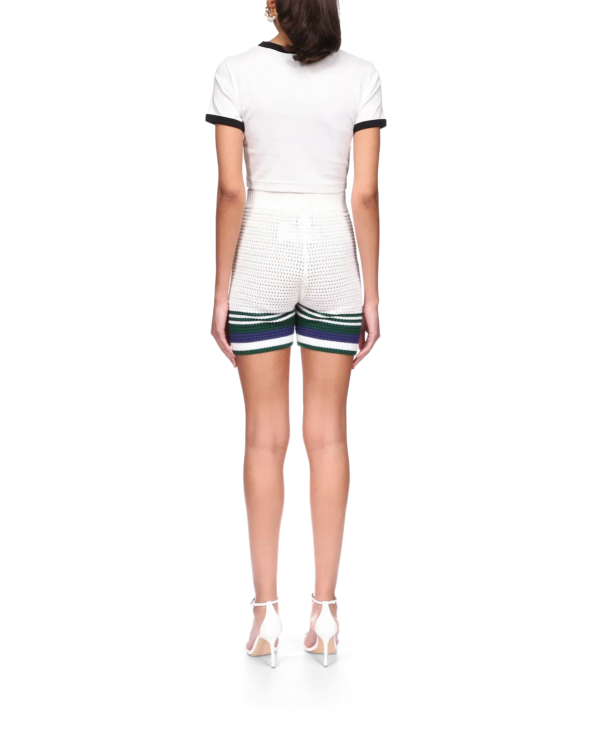 Tennis Crochet Shorts | Casablanca Paris | Image 4
