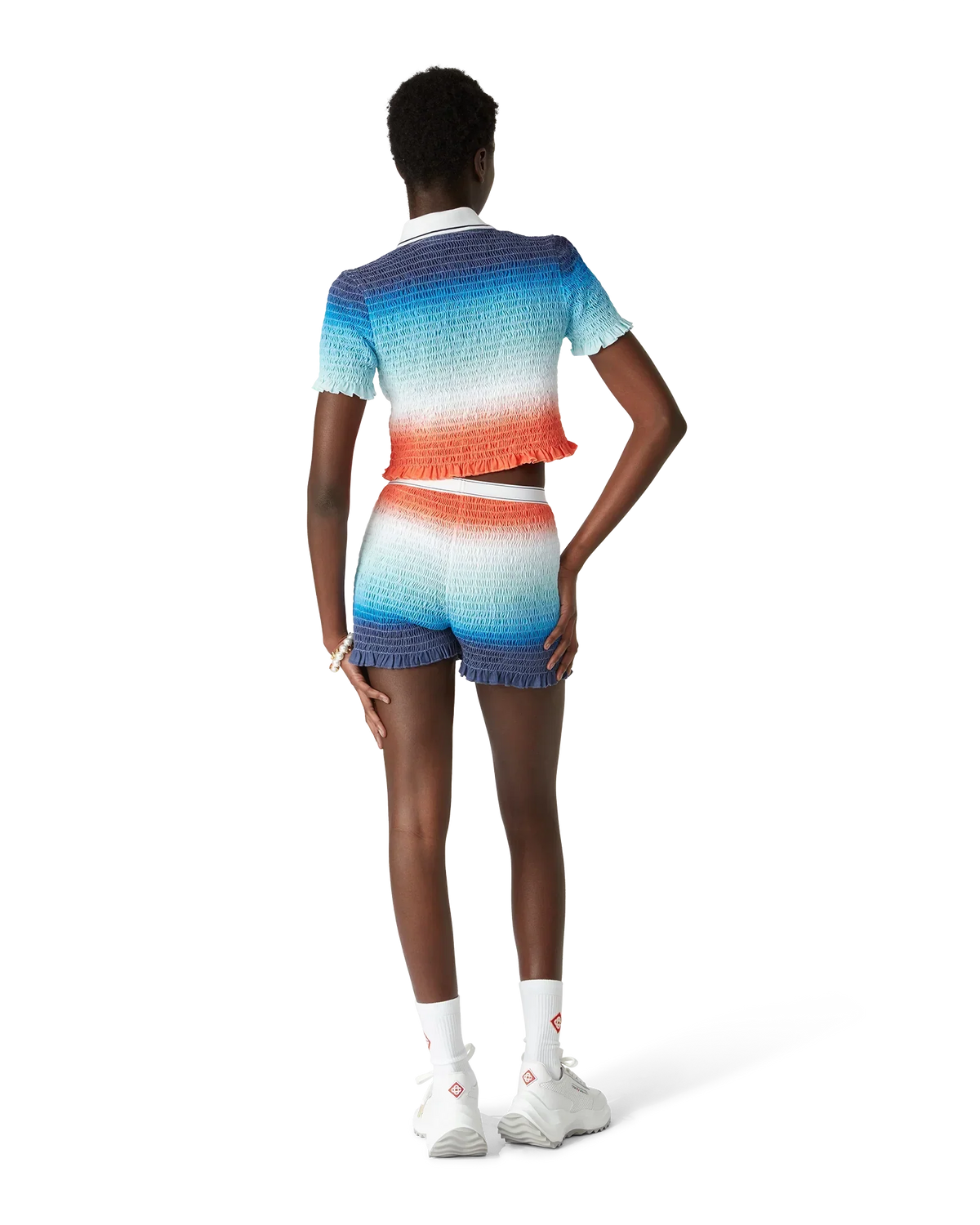 Gradient Shirred Shorts | Casablanca Paris | Image 3