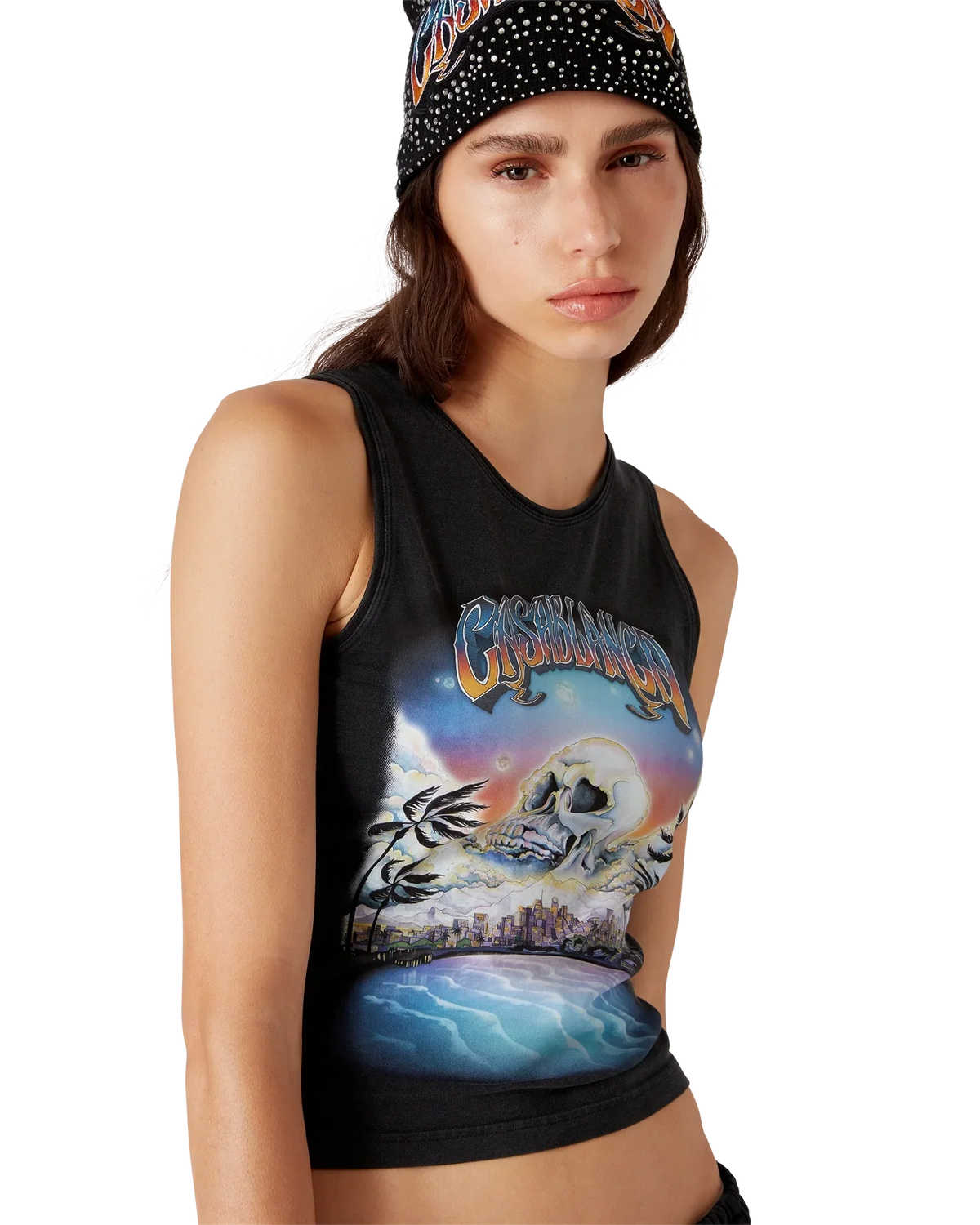 La Prémonition Cropped Tank Top | Casablanca Paris | Image 5