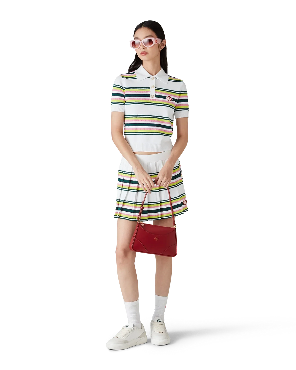 Stripe Polo Shirt | Casablanca Paris | Image 2