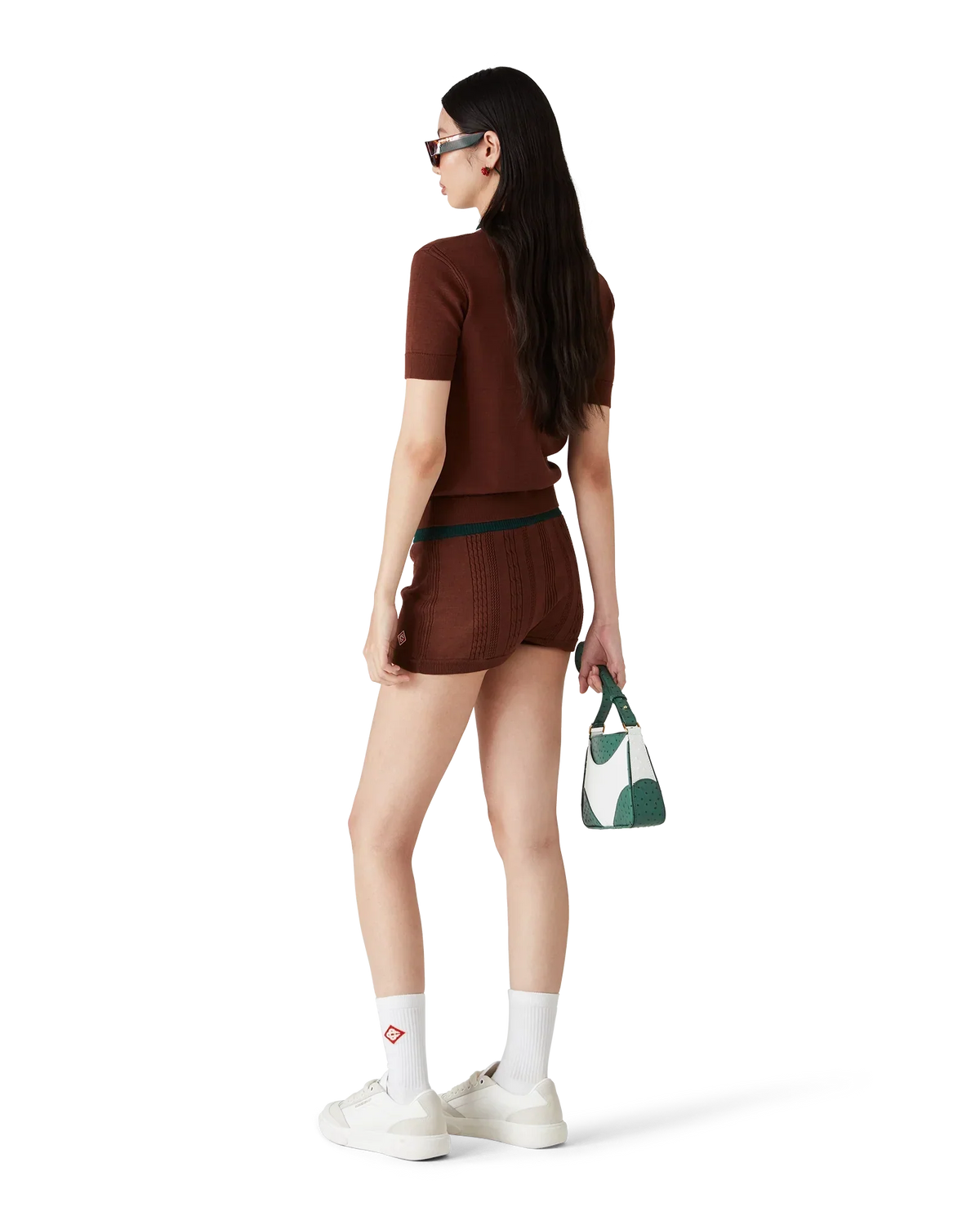 Cable Knit Mini Shorts | Casablanca Paris | Image 3